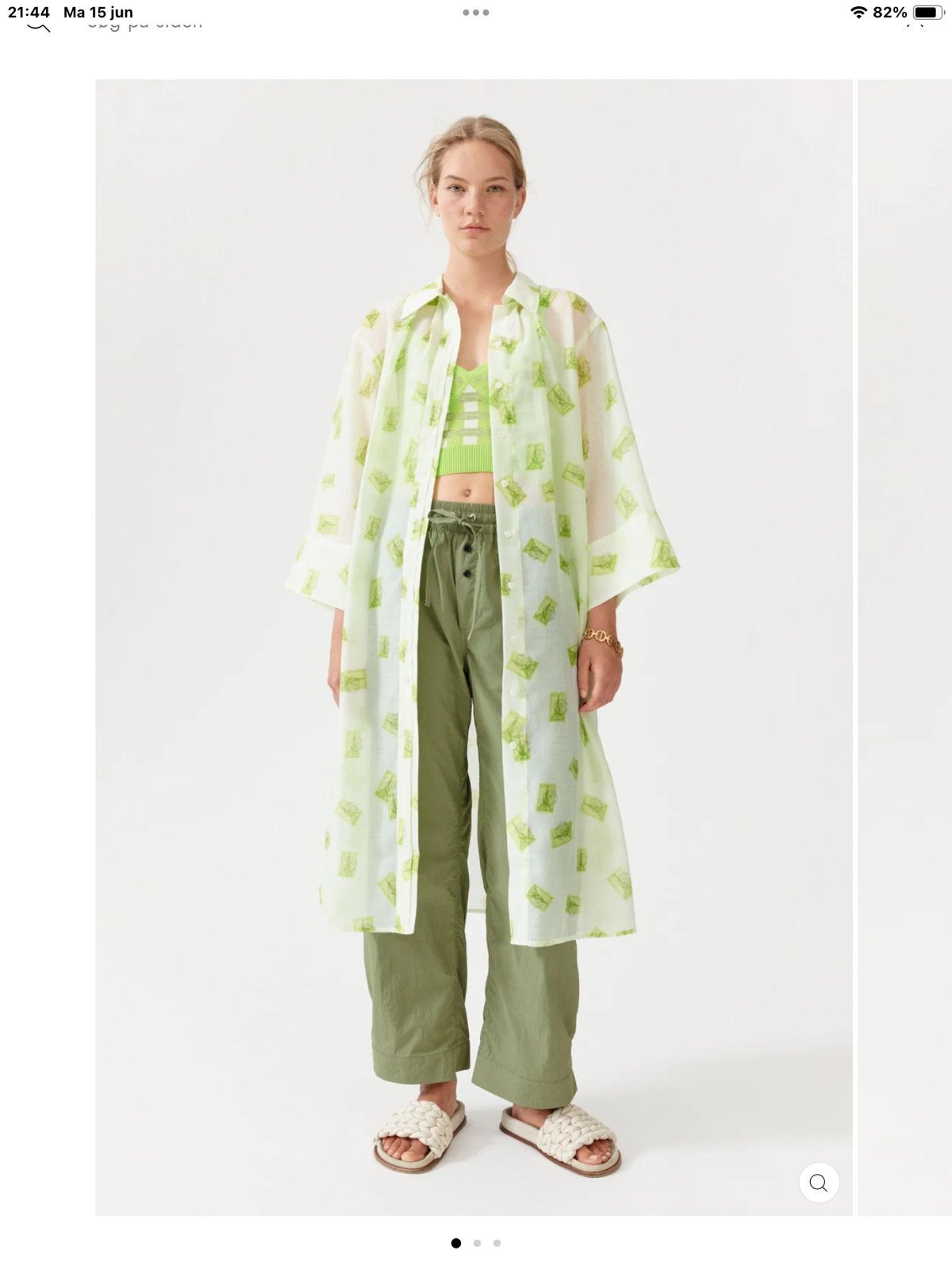 KIMONO JURK VAN BAUM UND PFERDGARTEN MAAT 42, Wit, Maat 42/44 (L), Ophalen of Verzenden, Zo goed als nieuw