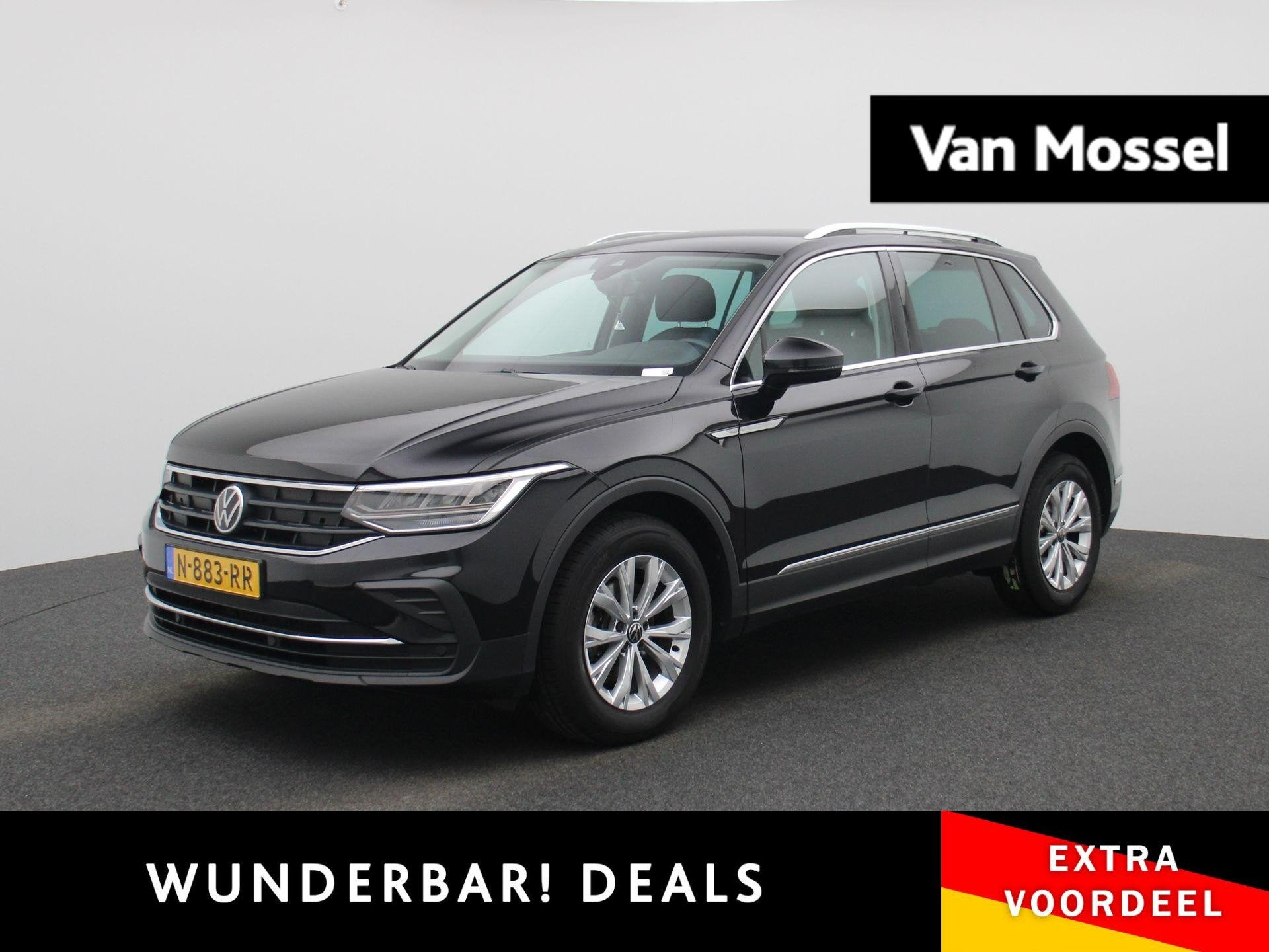 Volkswagen Tiguan 1.5 TSI Life Business 130 PK| Origineel Ne, Auto's, Voorwielaandrijving, Stof, 4 cilinders, Zwart
