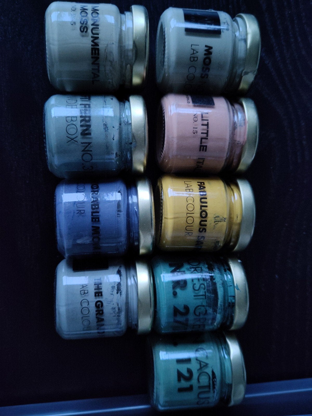 lab paint samples, Doe-het-zelf en Verbouw, Gebruikt, Overige kleuren, Ophalen of Verzenden, Verf