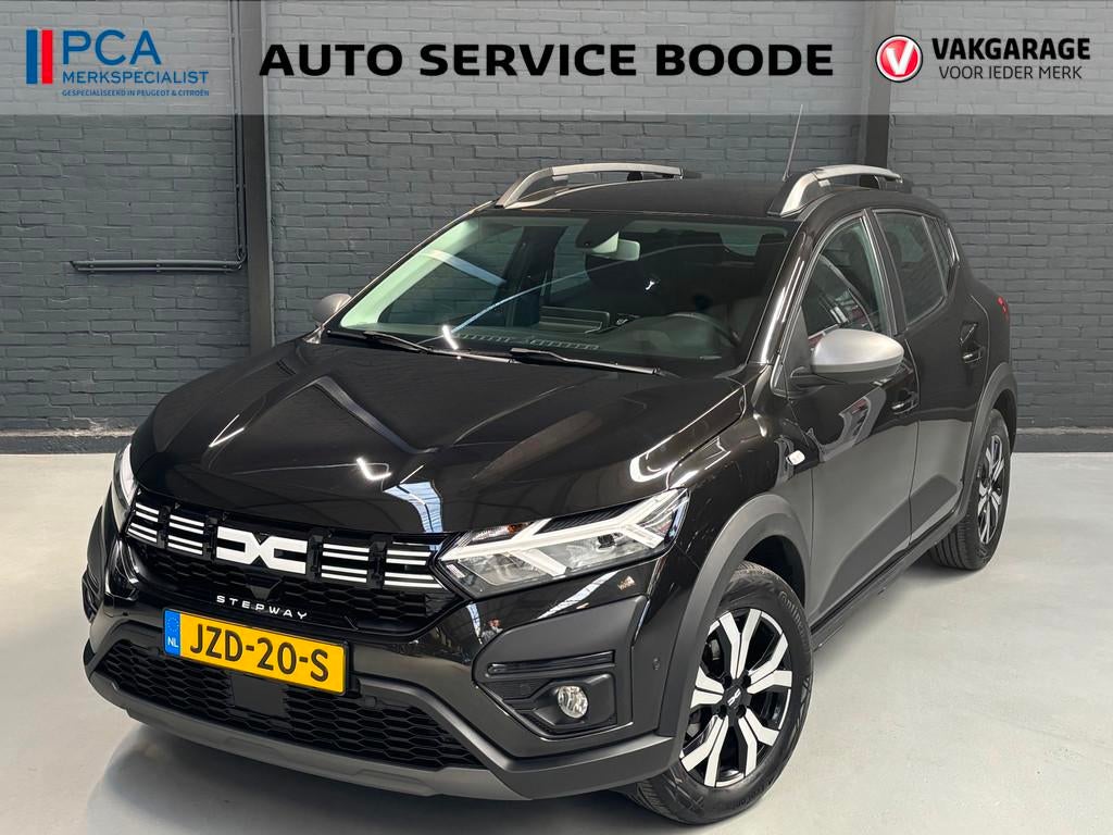 Dacia Sandero Stepway 1.0 TCe (90pk) Comfort automaat - came, Auto's, Dacia, Stof, Gebruikt, Euro 6, Zwart