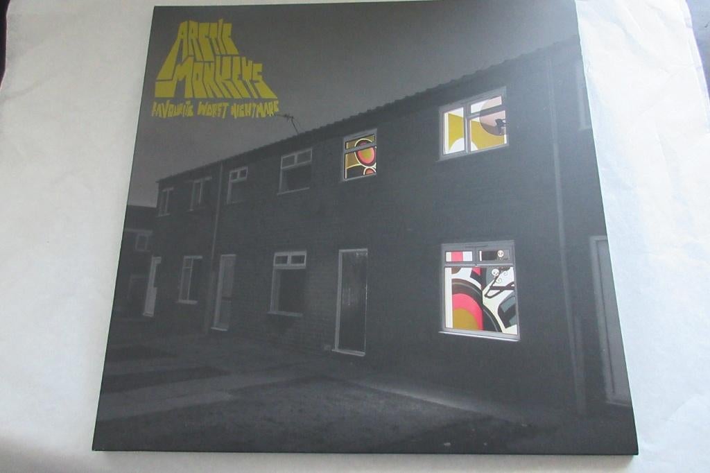 Arctic Monkeys, Favourite Worst Nightmare  2007, Cd's en Dvd's, Vinyl | Rock, Zo goed als nieuw, 12 inch, Poprock, Inclusief binnenhoes