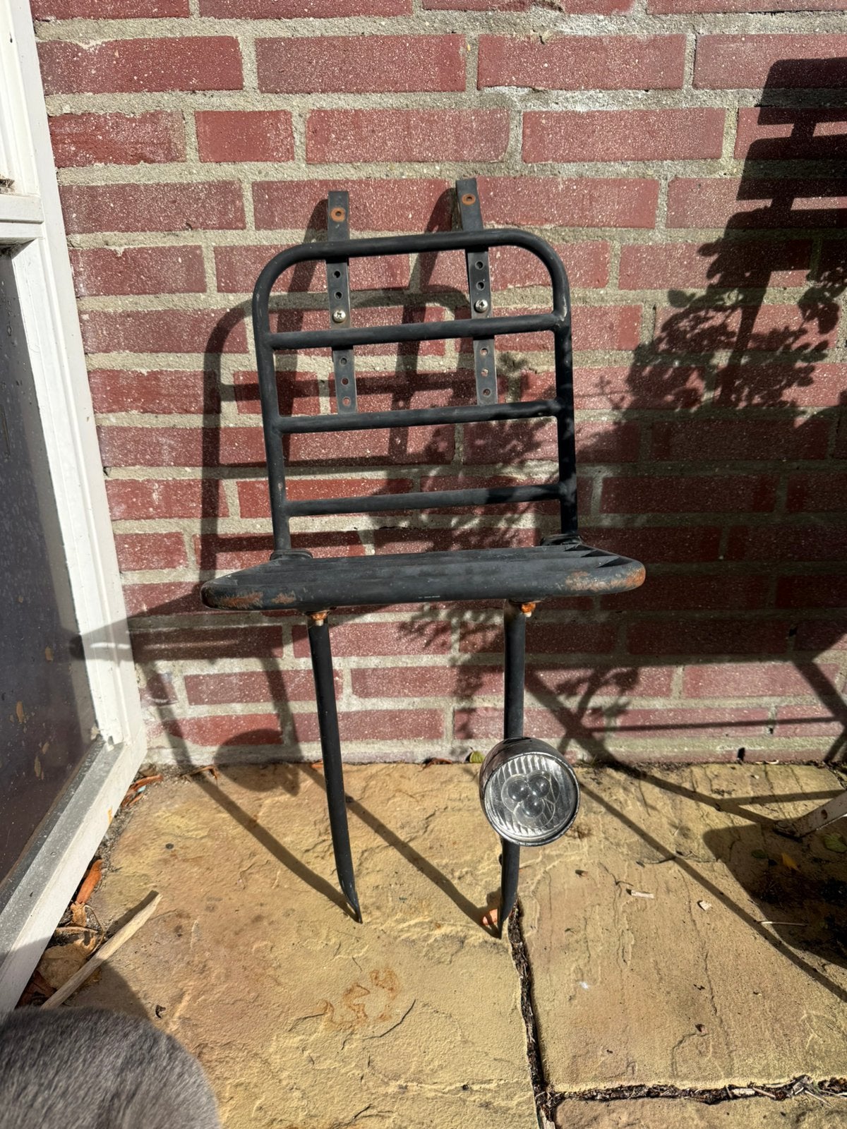 Zwarte fiets voordrager, Ophalen, Gebruikt