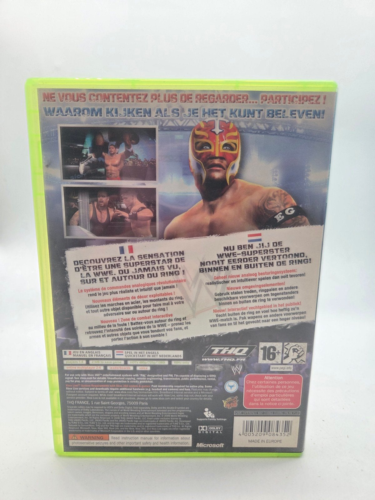 WWE SmackDown vs. Raw 2007 - Xbox 360, Gebruikt, Onbekend, 2 spelers, Ophalen of Verzenden