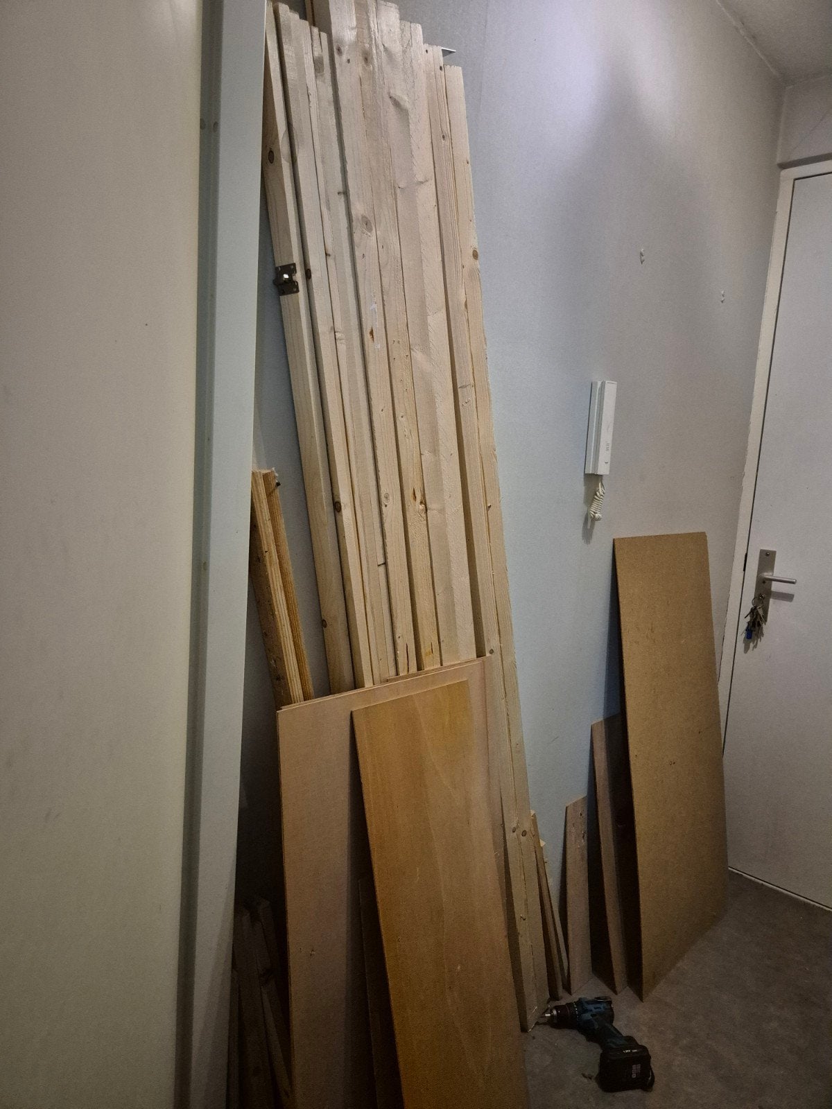 Geimpregneerd hout, Doe-het-zelf en Verbouw, Ophalen, Balk, Overige houtsoorten, 50 mm of meer