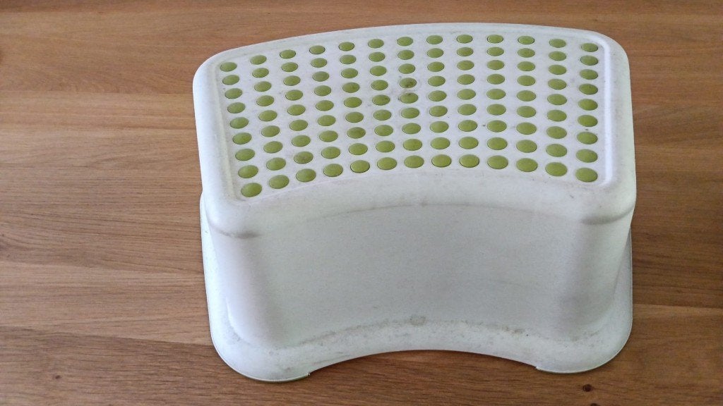 Ikea opstapje, Ophalen, Gebruikt, Kunststof