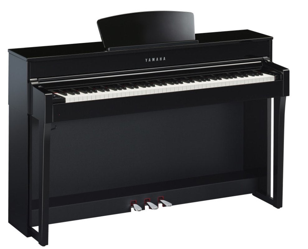 Yamaha Clavinova CLP-635PE Digitale Piano Zwart Hoogglans, Gebruikt, Zwart, Digitaal, Ophalen of Verzenden