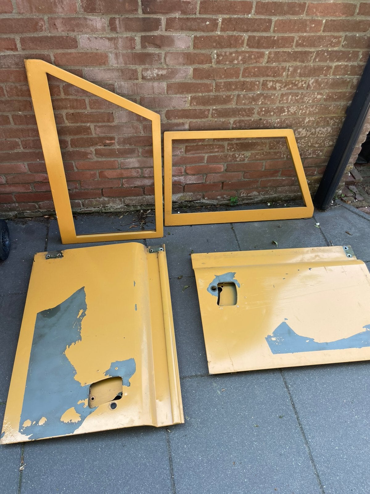 Split doors Defender 110, Ophalen, Gebruikt, Land Rover, Voor