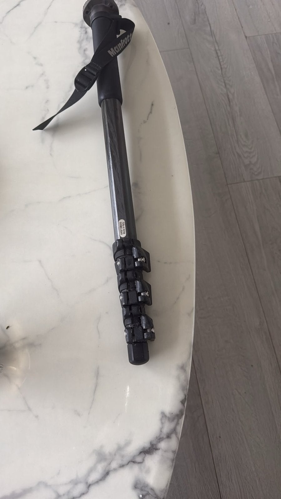 Manfrotto Carbon One 449 Monopod - Zeer nette staat, Manfrotto, Statief, Ophalen of Verzenden, Zo goed als nieuw