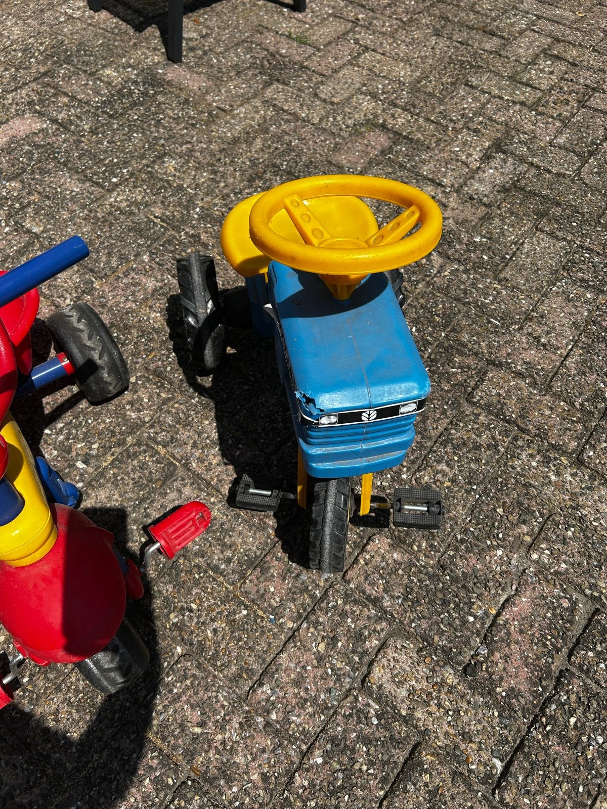 Trap tractor en fietsje, Ophalen, Gebruikt, Trapvoertuig