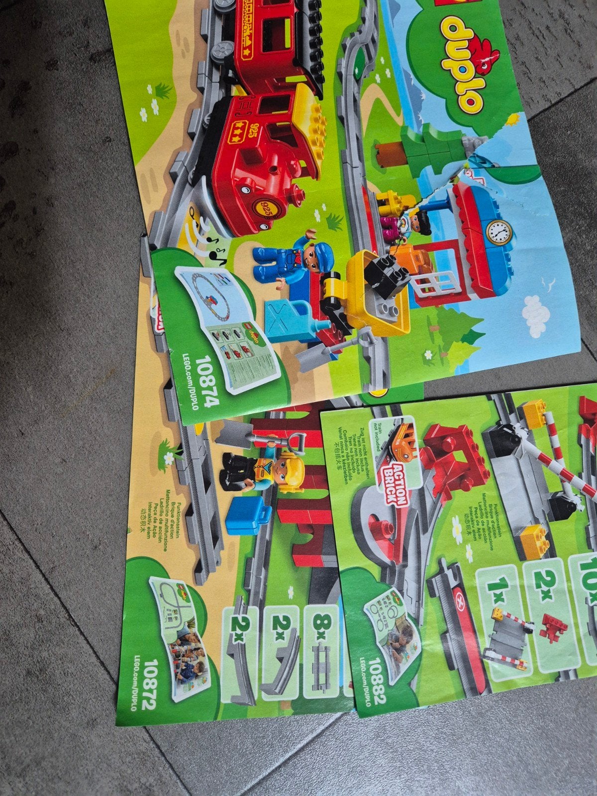 Duplo trein | complete set | 10874 10882 10872, Kinderen en Baby's, Speelgoed | Duplo en Lego, Ophalen, Zo goed als nieuw, Duplo