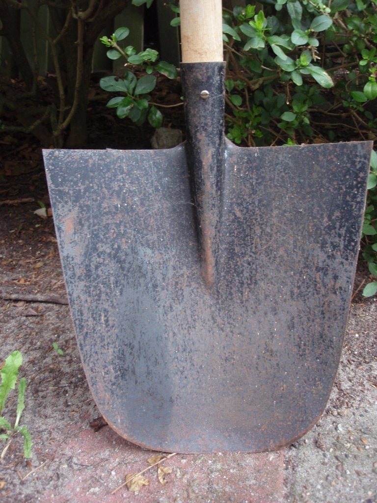 Spade met houten steel 90 cm, Tuin en Terras, Ophalen, Gebruikt, Spade