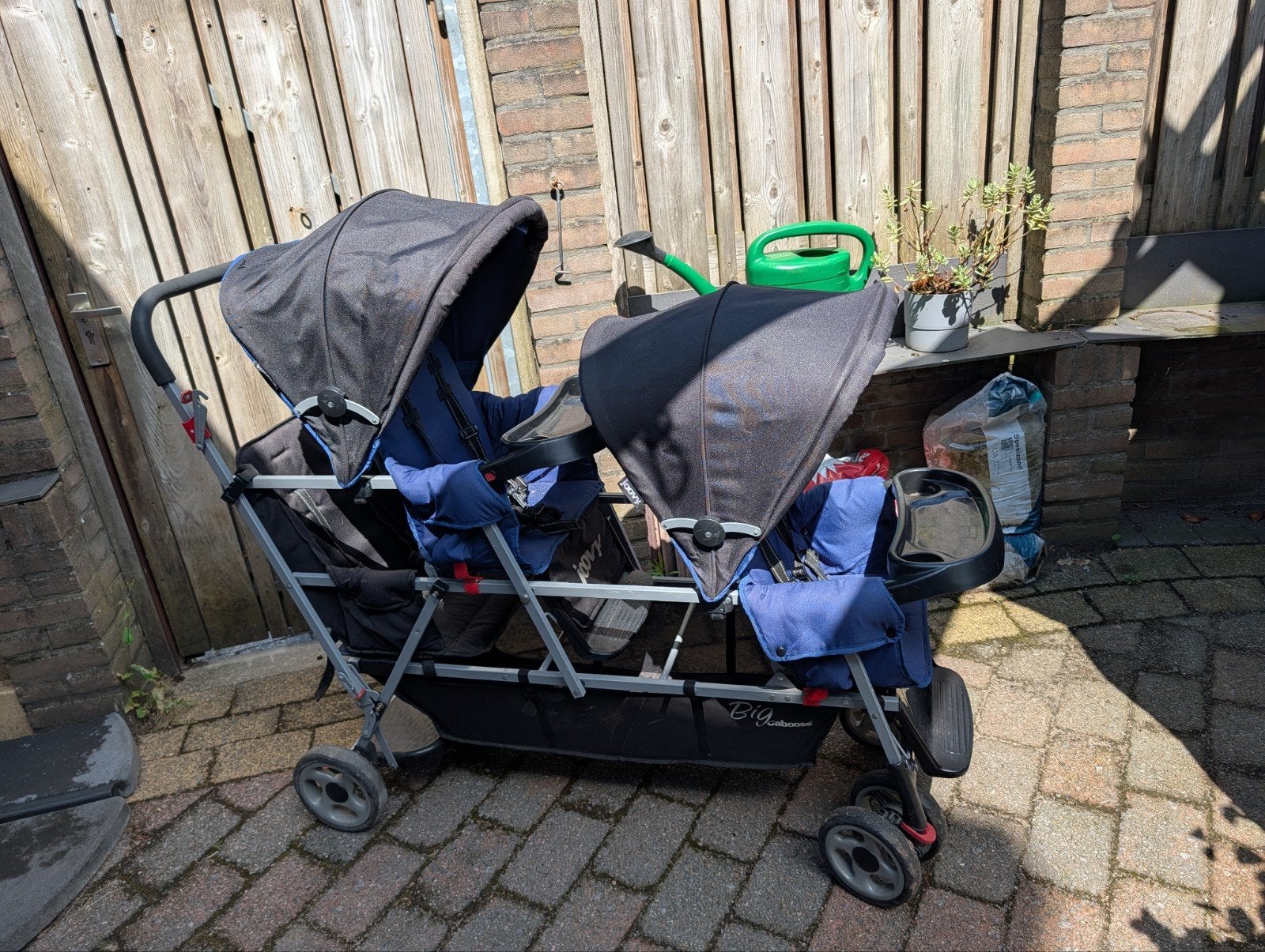 Joovy Caboose Ultralight Graphite Duowagen, Ophalen