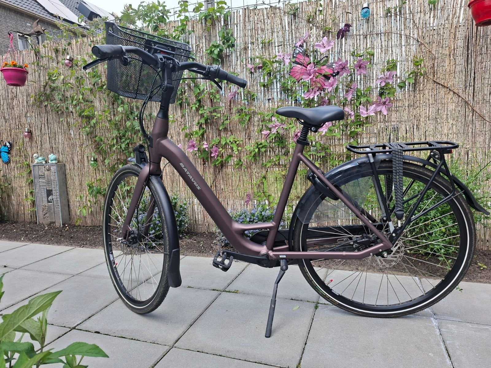 Batavus finez Comfort Damesfiets, Ophalen, Batavus, Zo goed als nieuw, Schijfrem