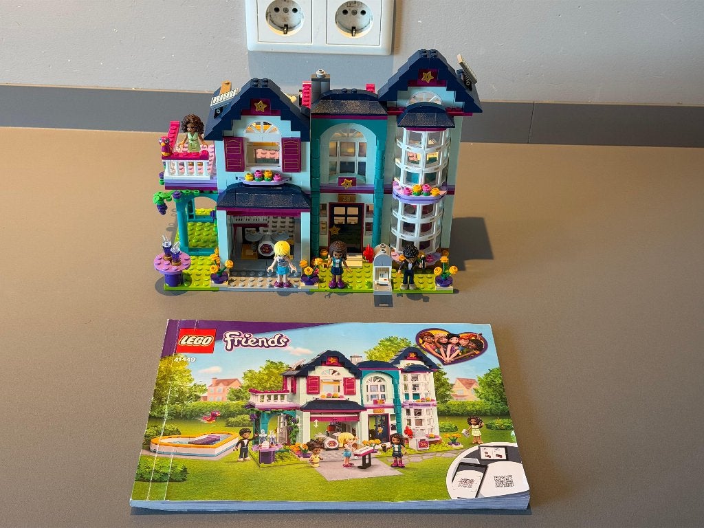 LEGO Friends 41449 Andrea’s familiehuis – compleet, Kinderen en Baby's, Lego, Overige typen, Ophalen of Verzenden, Zo goed als nieuw