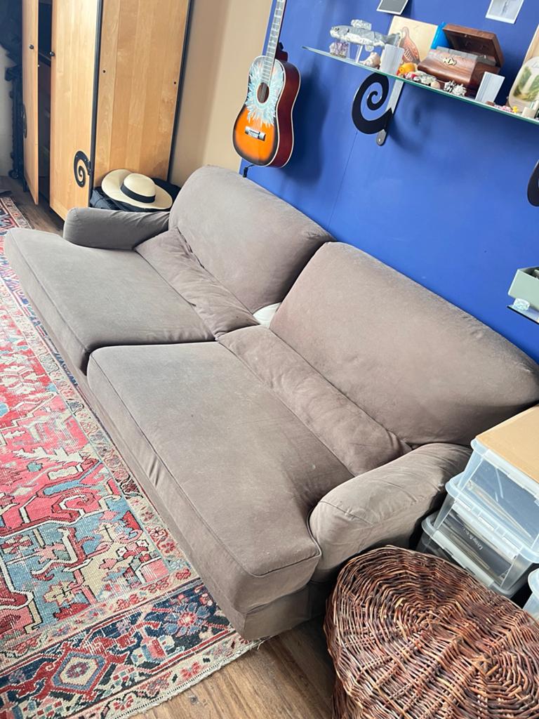 De Padova RAFFLES bank en stoel, Huis en Inrichting, Ophalen, Zo goed als nieuw, 75 tot 100 cm