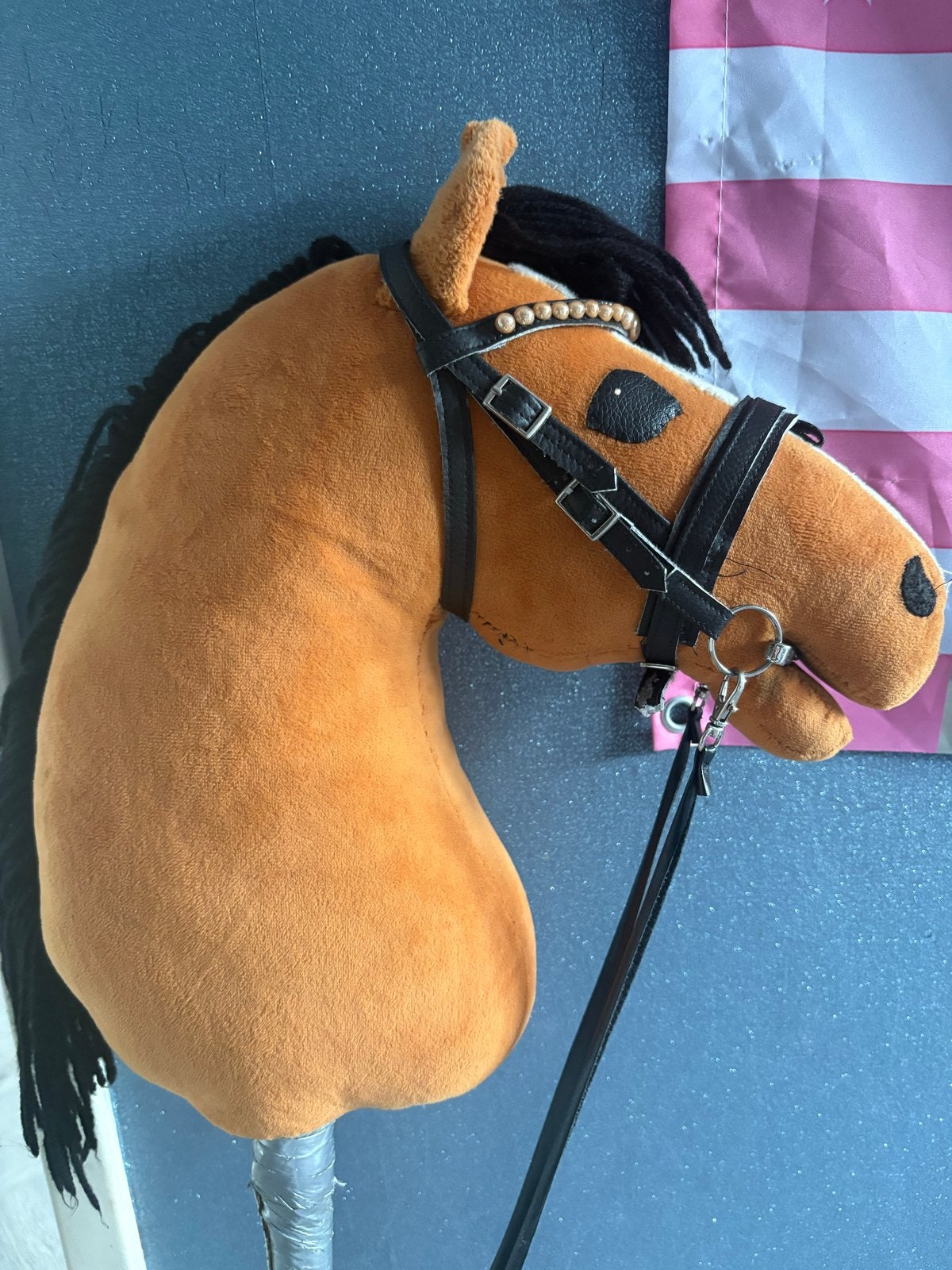 Hobbyhorse met hoofdstel - Zo goed als nieuw, Ophalen of Verzenden, Zo goed als nieuw, Jongen of Meisje