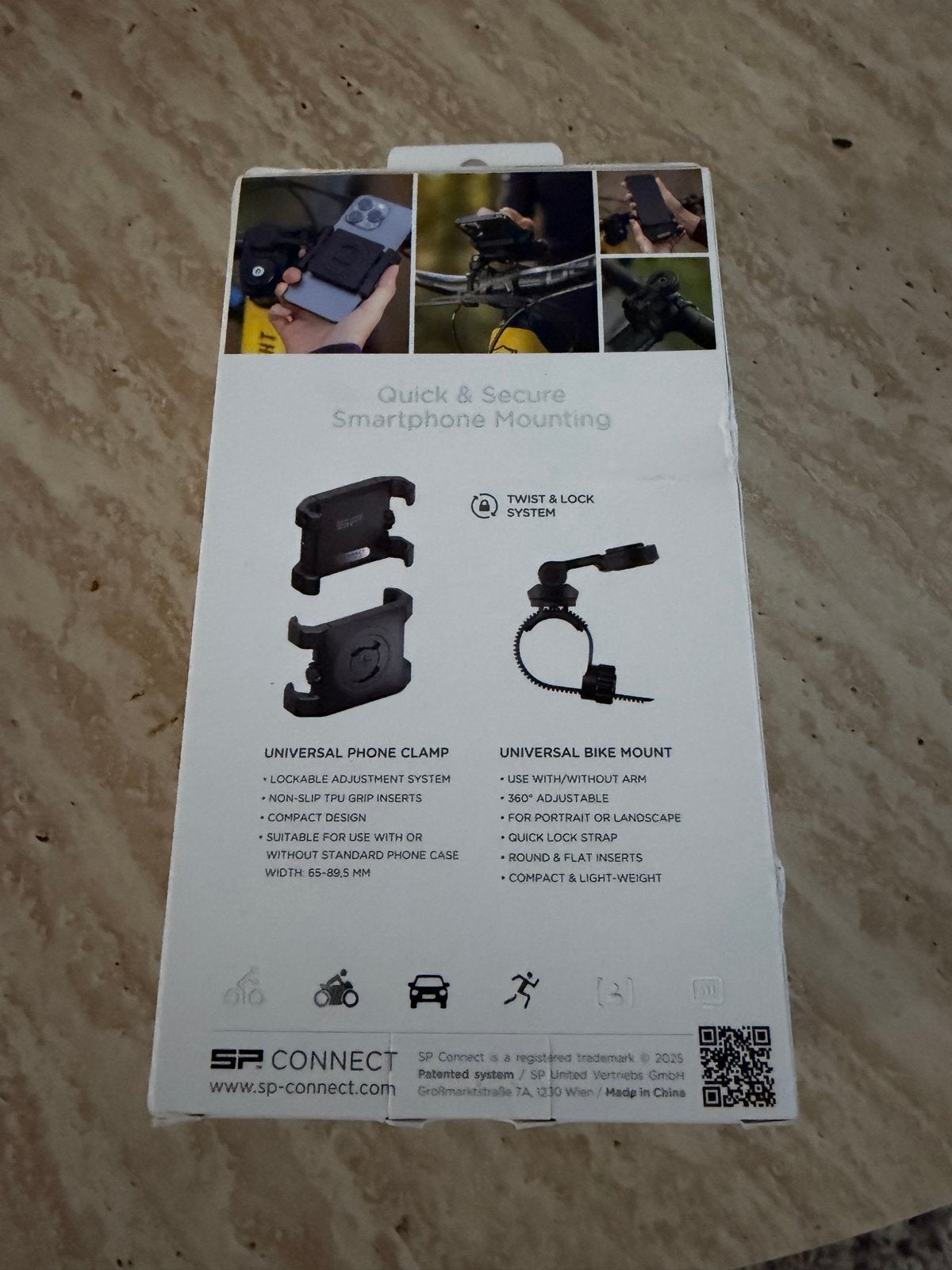 SP Connect Bike Bundle - Universele Telefoonhouder, Fietsen en Brommers, Ophalen of Verzenden, Nieuw