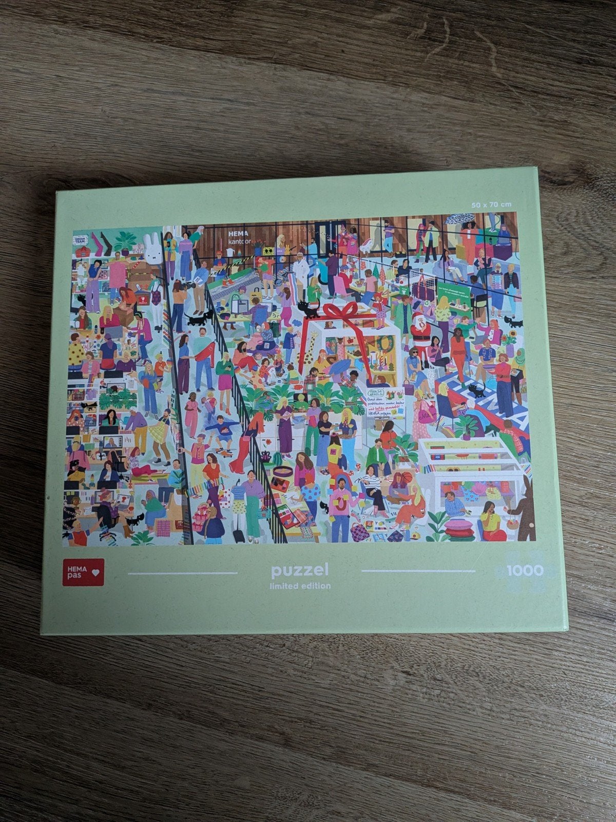 Hema Puzzel Limited Edition 1000 stukjes, Ophalen, 500 t/m 1500 stukjes, Zo goed als nieuw
