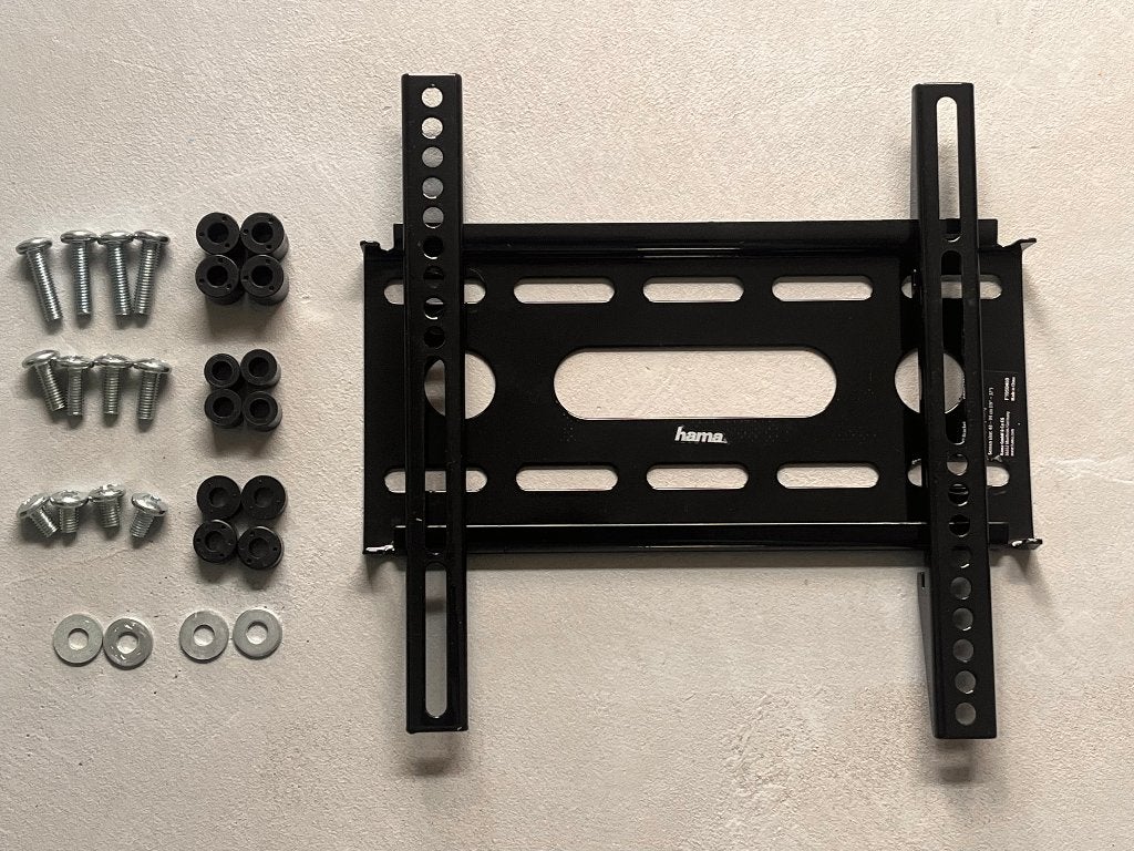 Hama TVmuurbeugel ultra plat VESA 200x200: zo goed als nieuw, Ophalen of Verzenden, Zo goed als nieuw