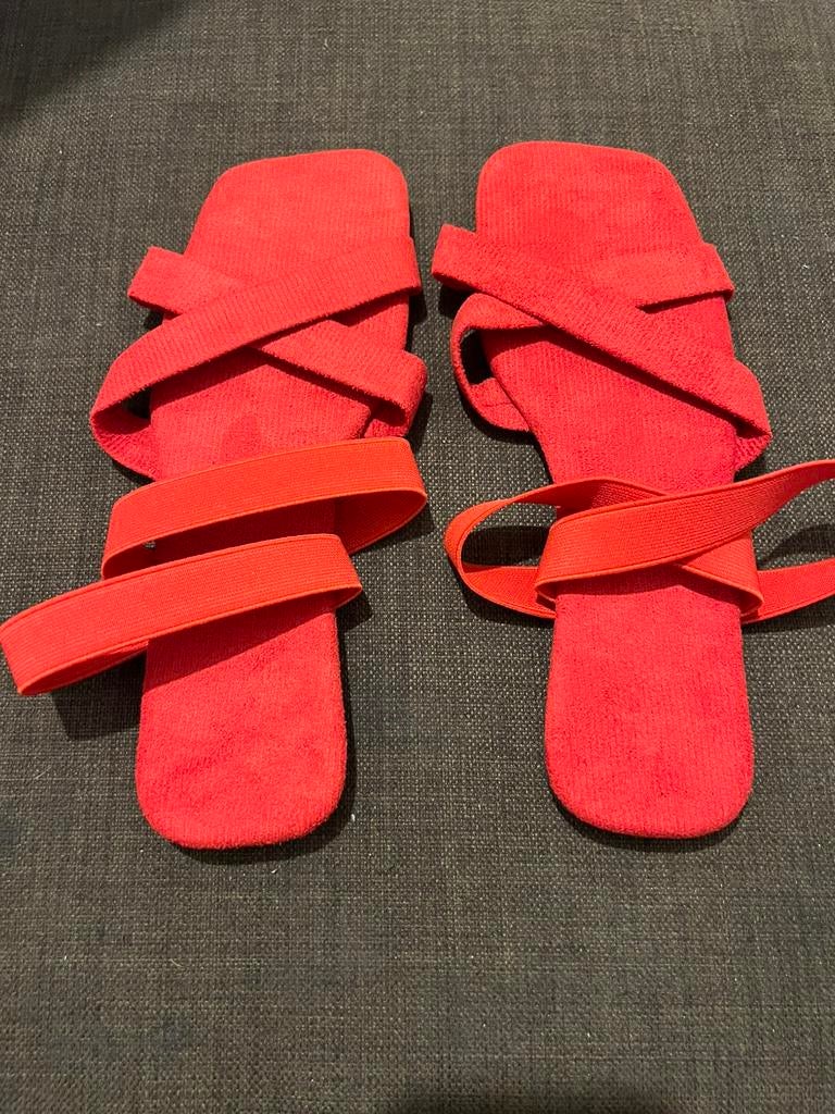 Sandalen 39, Nieuw, Rood, Sandalen of Muiltjes, Ophalen of Verzenden