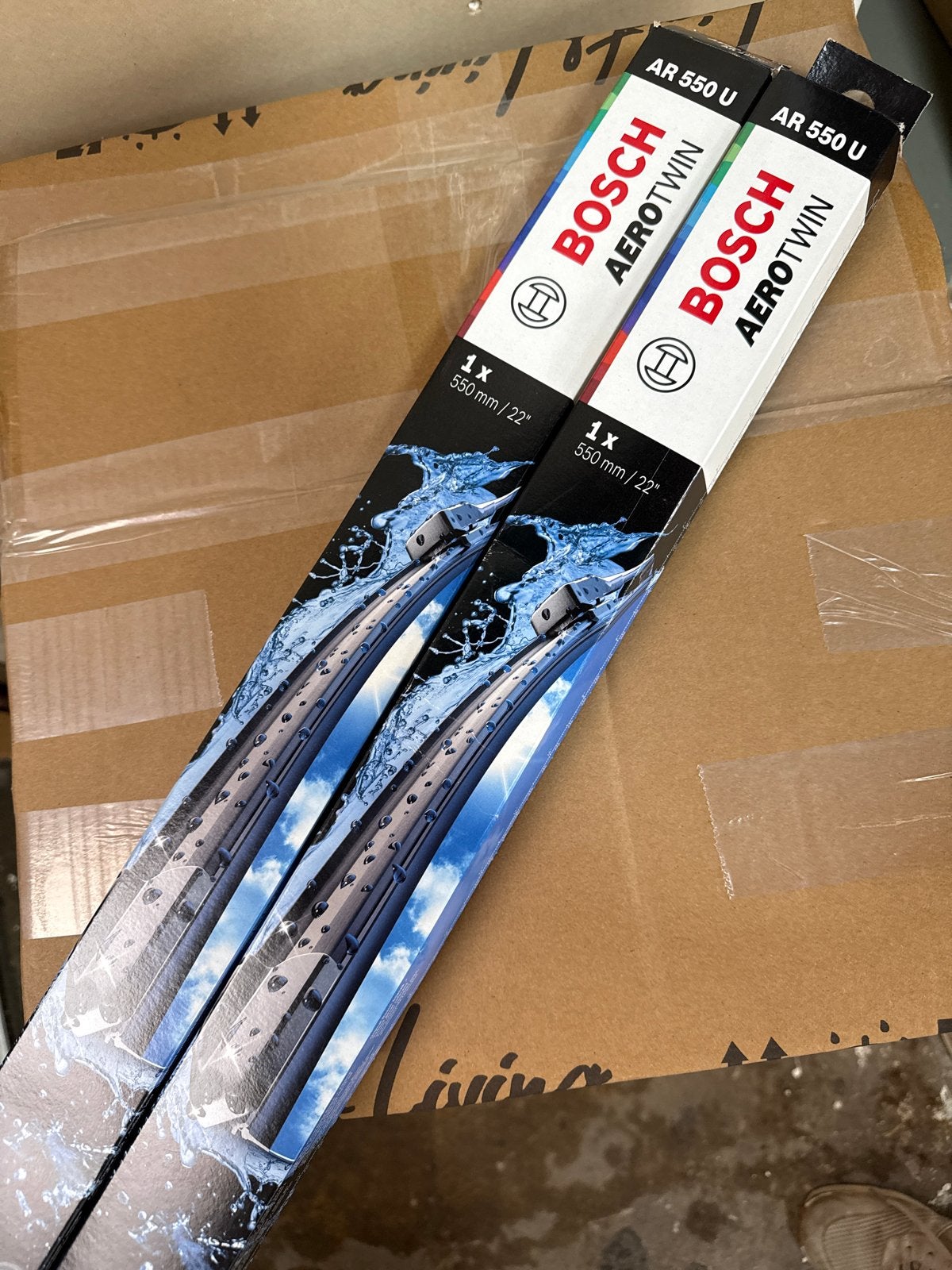 Bosch Aerotwin ruitenwissers AR 550 U (2 stuks), Ophalen of Verzenden, Nieuw, Universele onderdelen