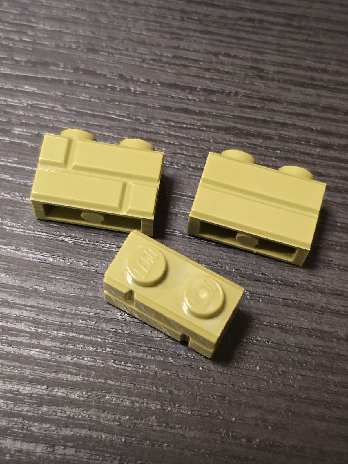 1000stuks nieuw. Lego steenmotief 1x2 olijfgroen, Ophalen of Verzenden, Nieuw