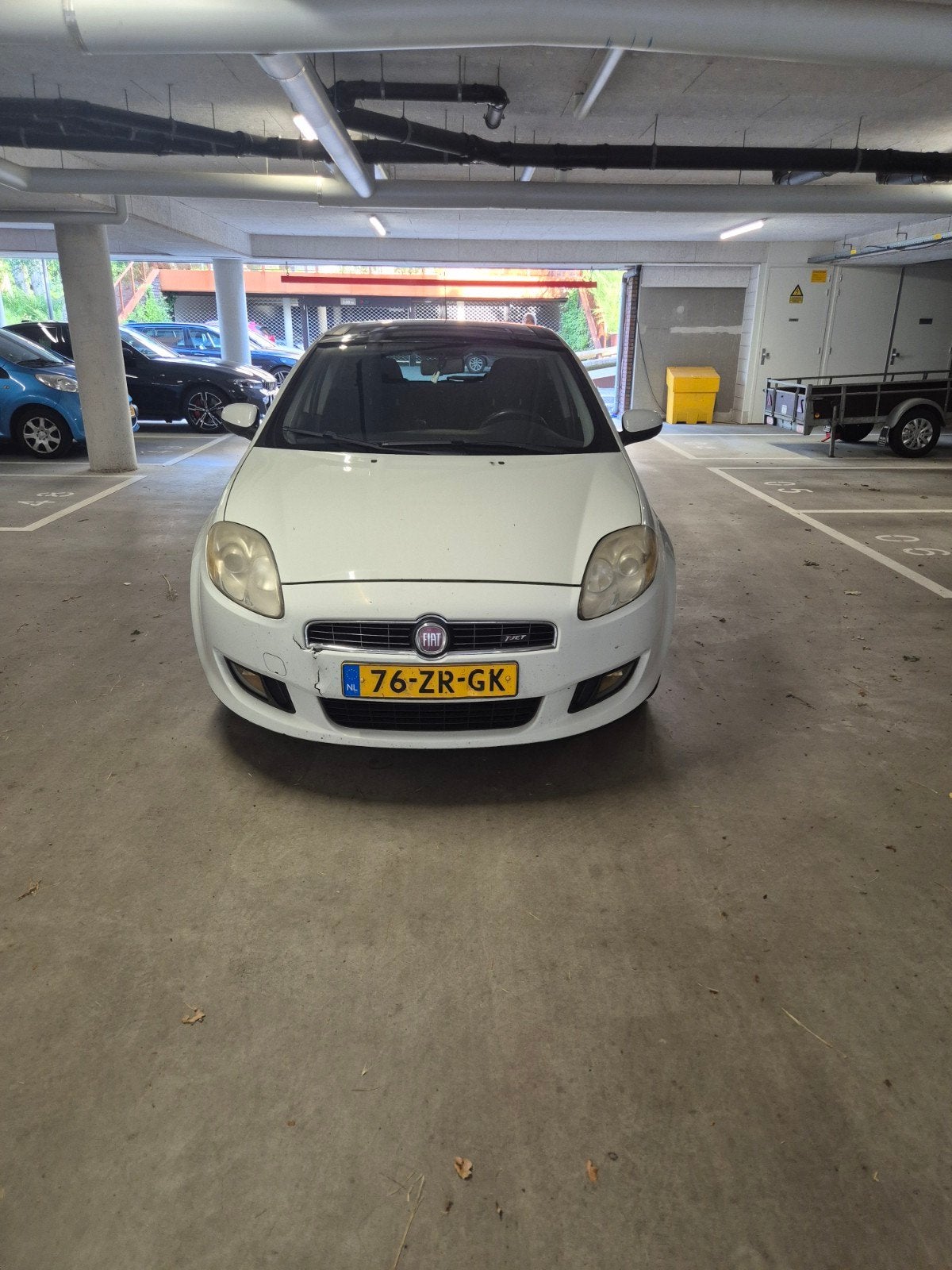 Rijdende Fiat Bravo 1.4  2008 met mankementen, Auto's, Voorwielaandrijving, 15 km/l, 4 cilinders, Wit