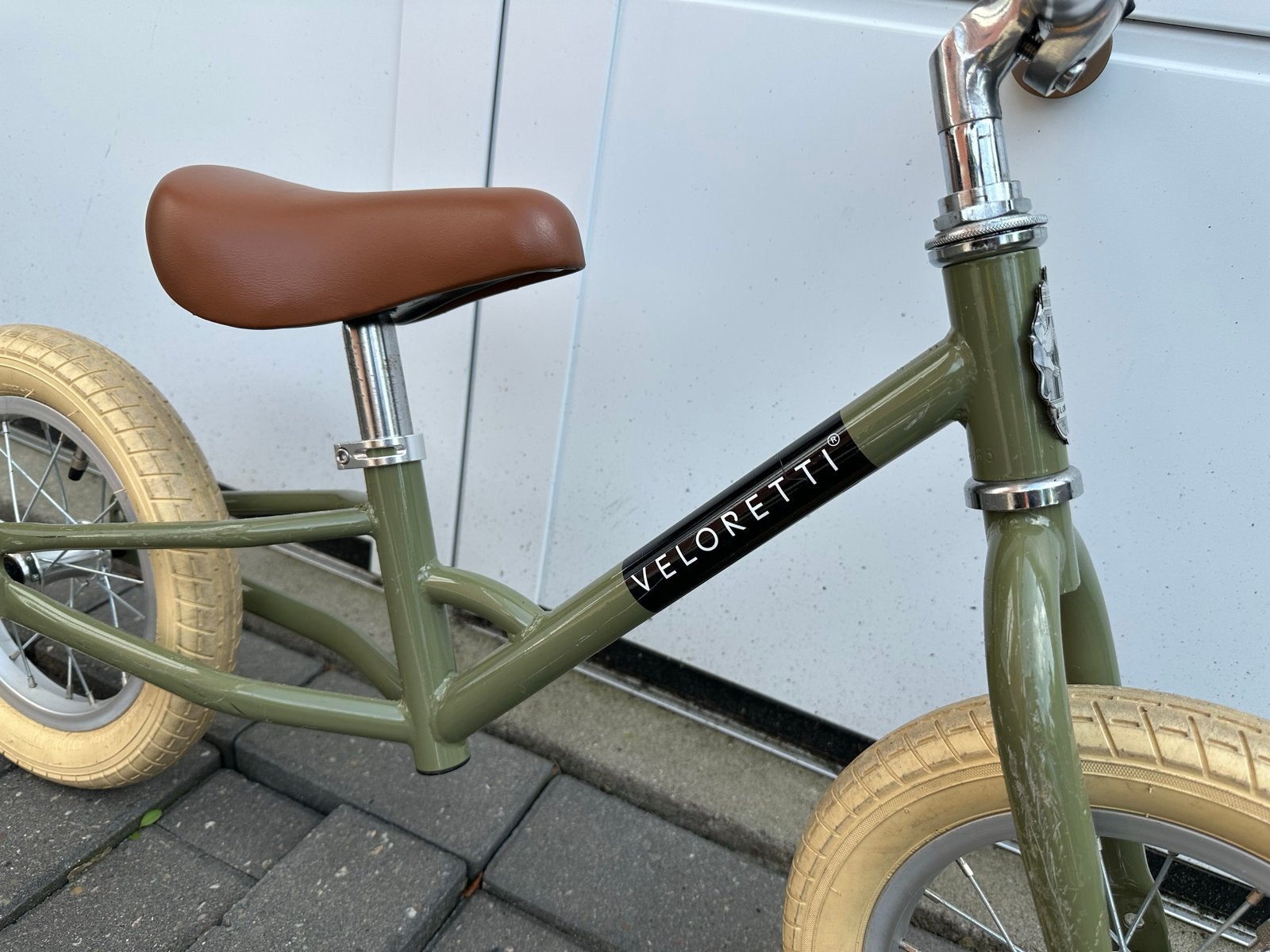 Veloretti loopfiets 12 inch - Groen, Ophalen, Zo goed als nieuw, 16 tot 20 inch