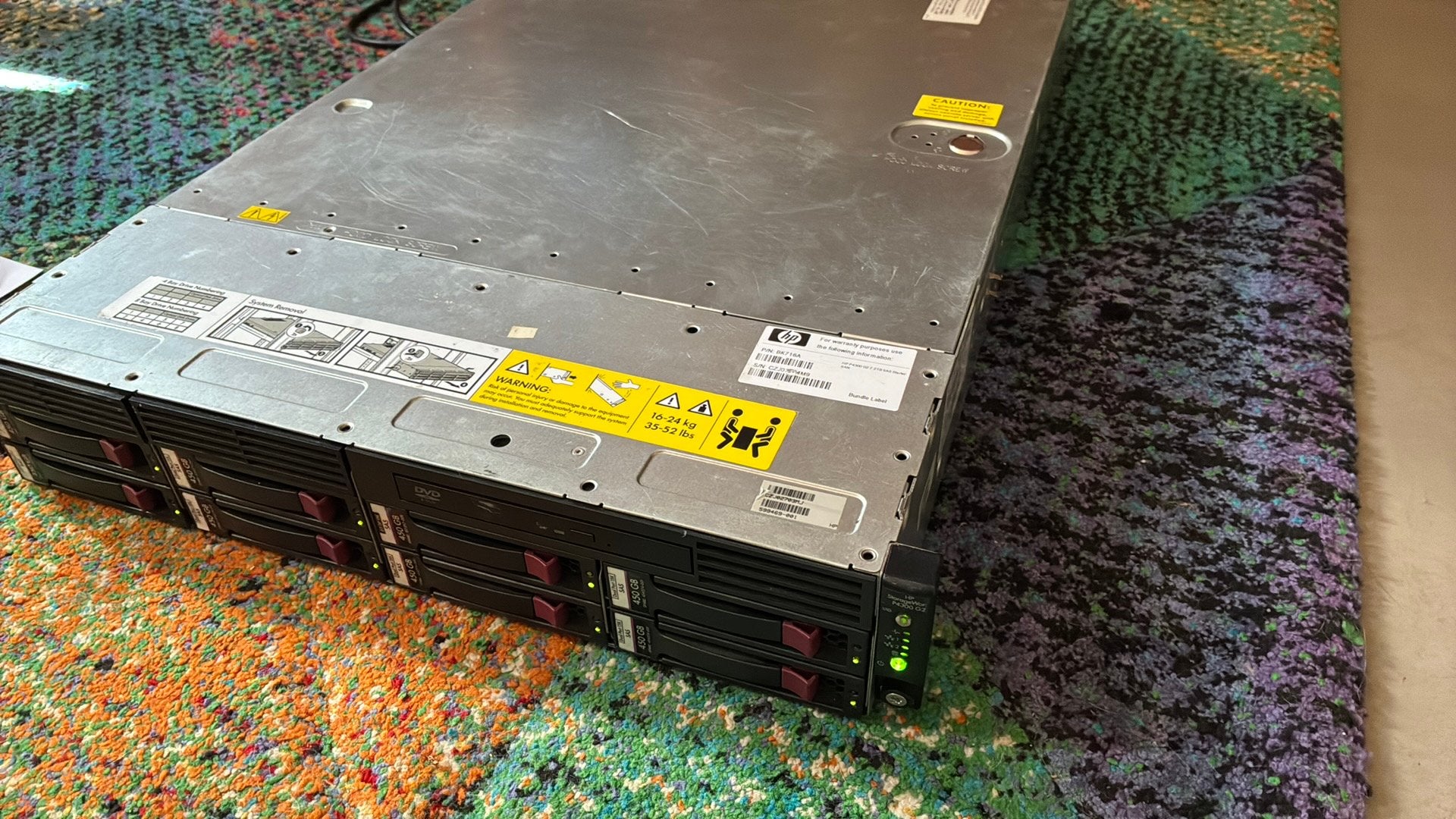 Twee HP storageworks p4300 servers, Ophalen, Gebruikt, 2 tot 3 Ghz, 32 GB