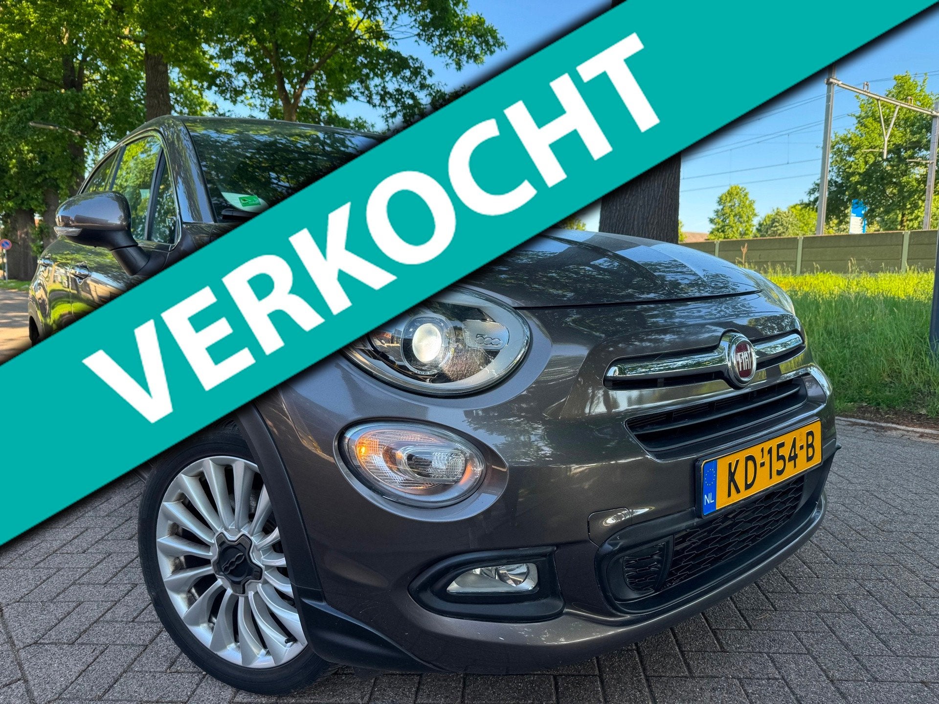 Fiat 500 X 1.4 Turbo MultiAir Lounge 2016 90DKM NAP, Auto's, Voorwielaandrijving, Gebruikt, 4 cilinders, Bruin