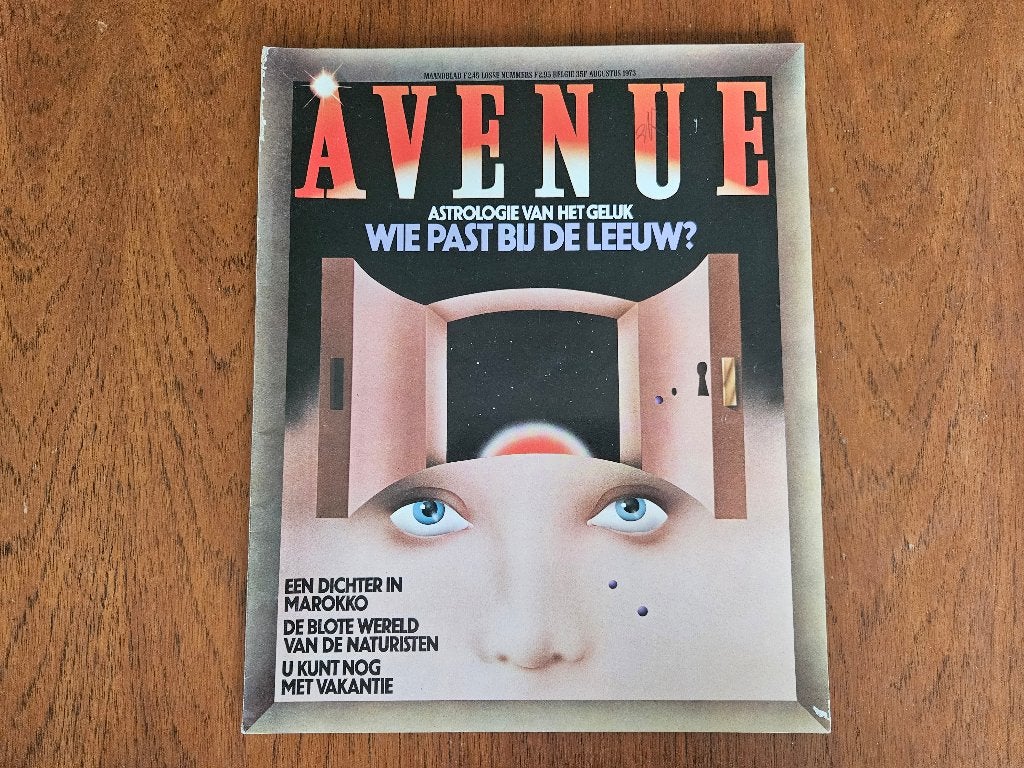 Avenue Augustus 1973 | Vintage glossy tijdschrift, Ophalen of Verzenden, Gelezen, Glossy