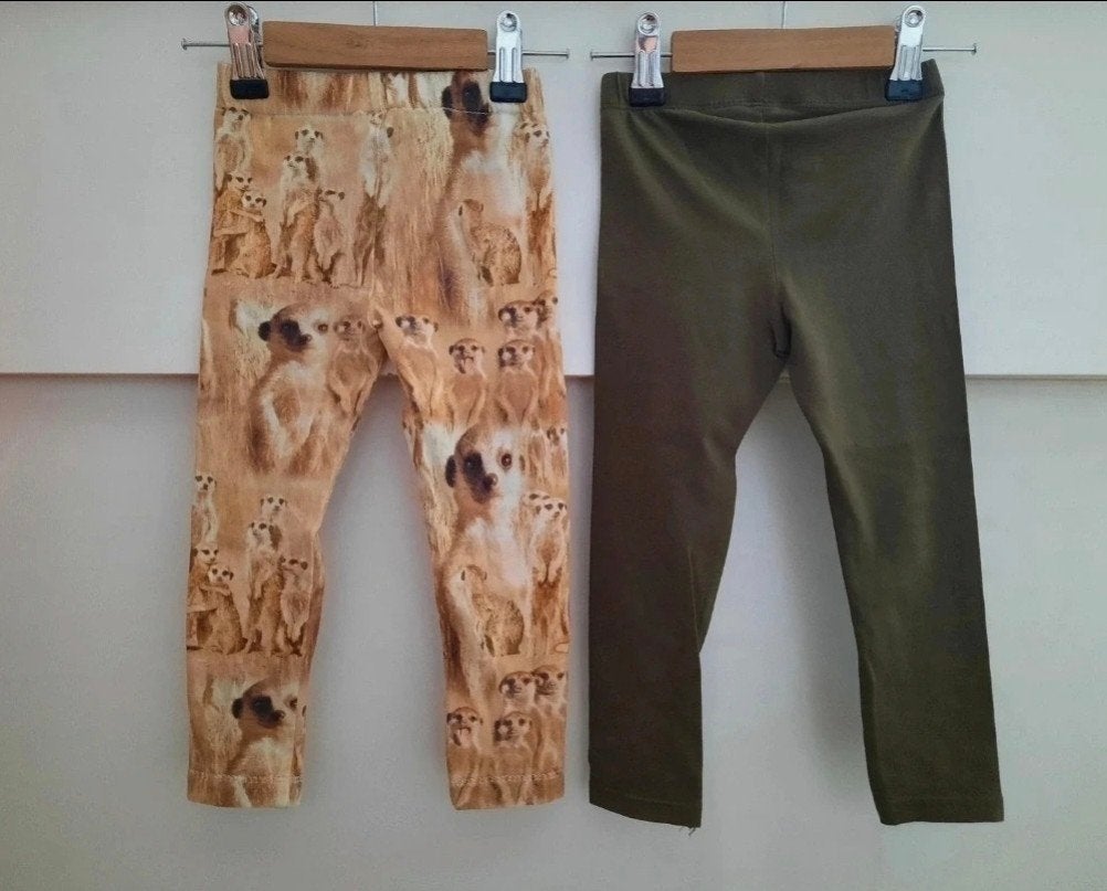 2 leggings mt 92, Ophalen of Verzenden, Zo goed als nieuw, Meisje, Overige typen