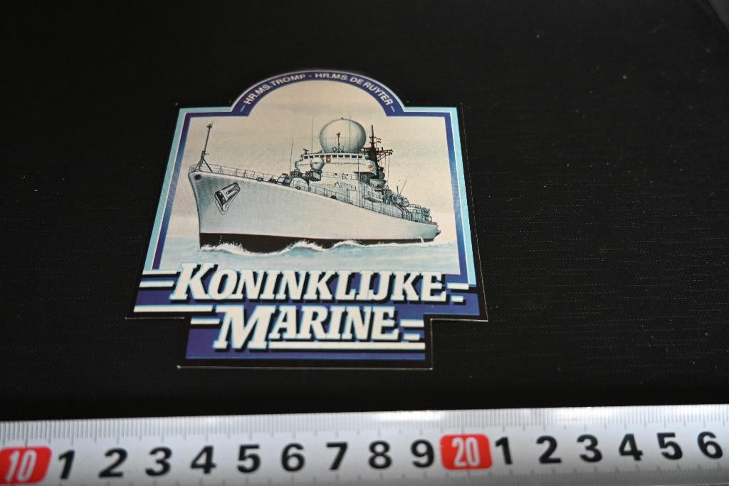 sticker Leger Koninklijke Marine Hr. Ms. Tromp / De Ruyter, Verzamelen, Ophalen, Zo goed als nieuw