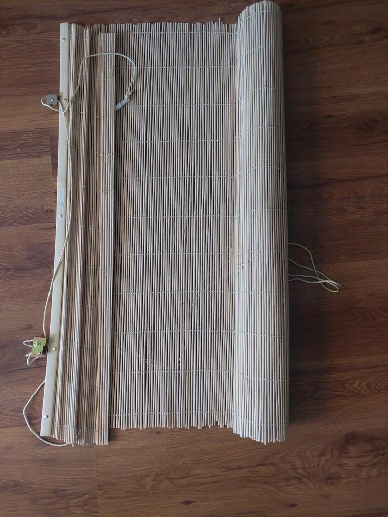 Bamboe rolgordijn 80x200 cm, Gebruikt, 200 cm of meer, Bruin, Natuurlijk, Landelijk, Aziatisch
