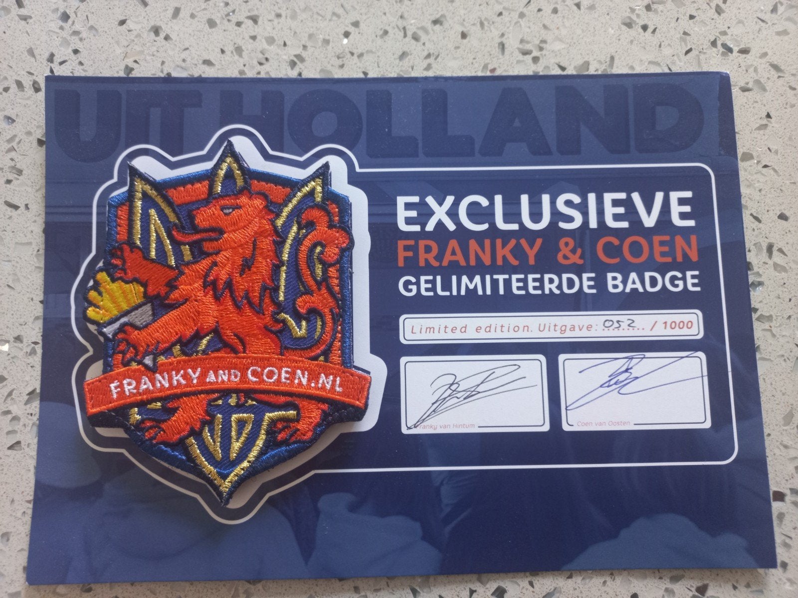 Exclusieve OEKRAÏNE Patch - Limited Edition UKRAINE SUPPORT, Ophalen of Verzenden, Nederland