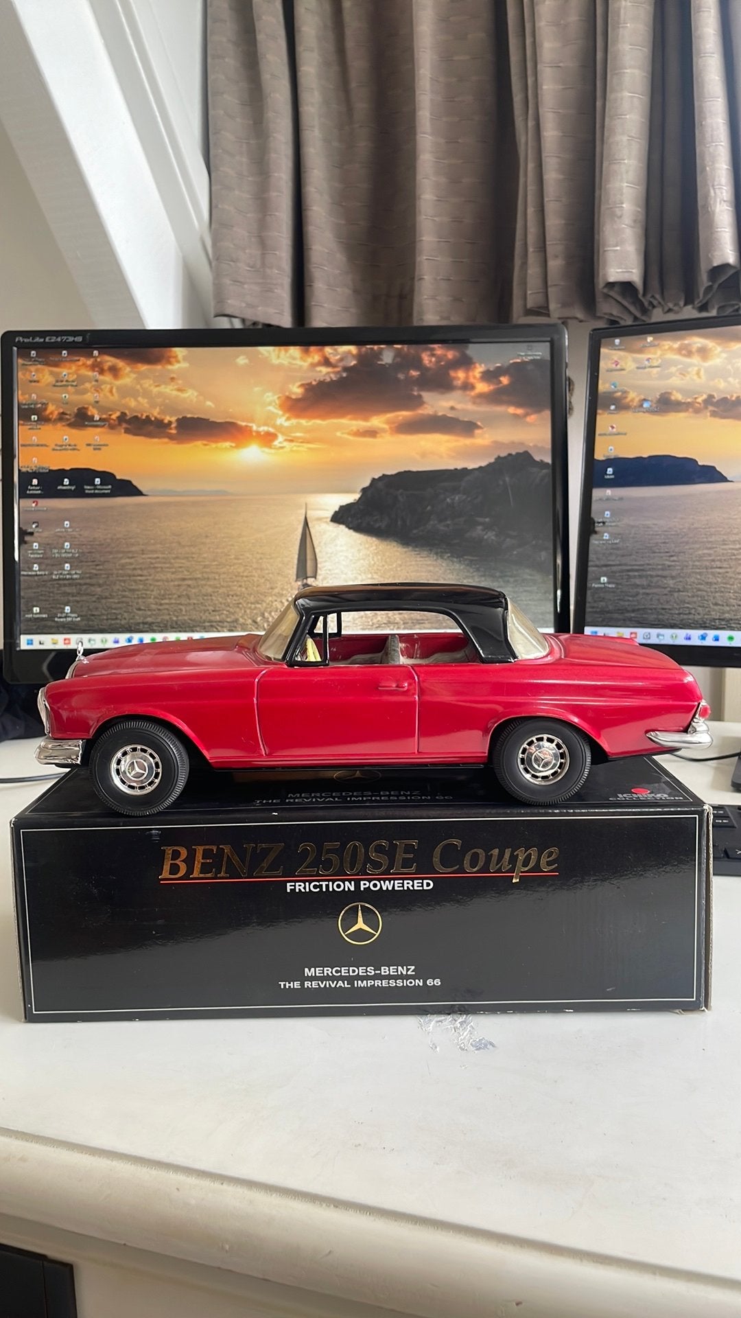 Ichiko Mercedes-Benz 250SE Coupe modelauto, Ophalen of Verzenden, Zo goed als nieuw, Overige typen