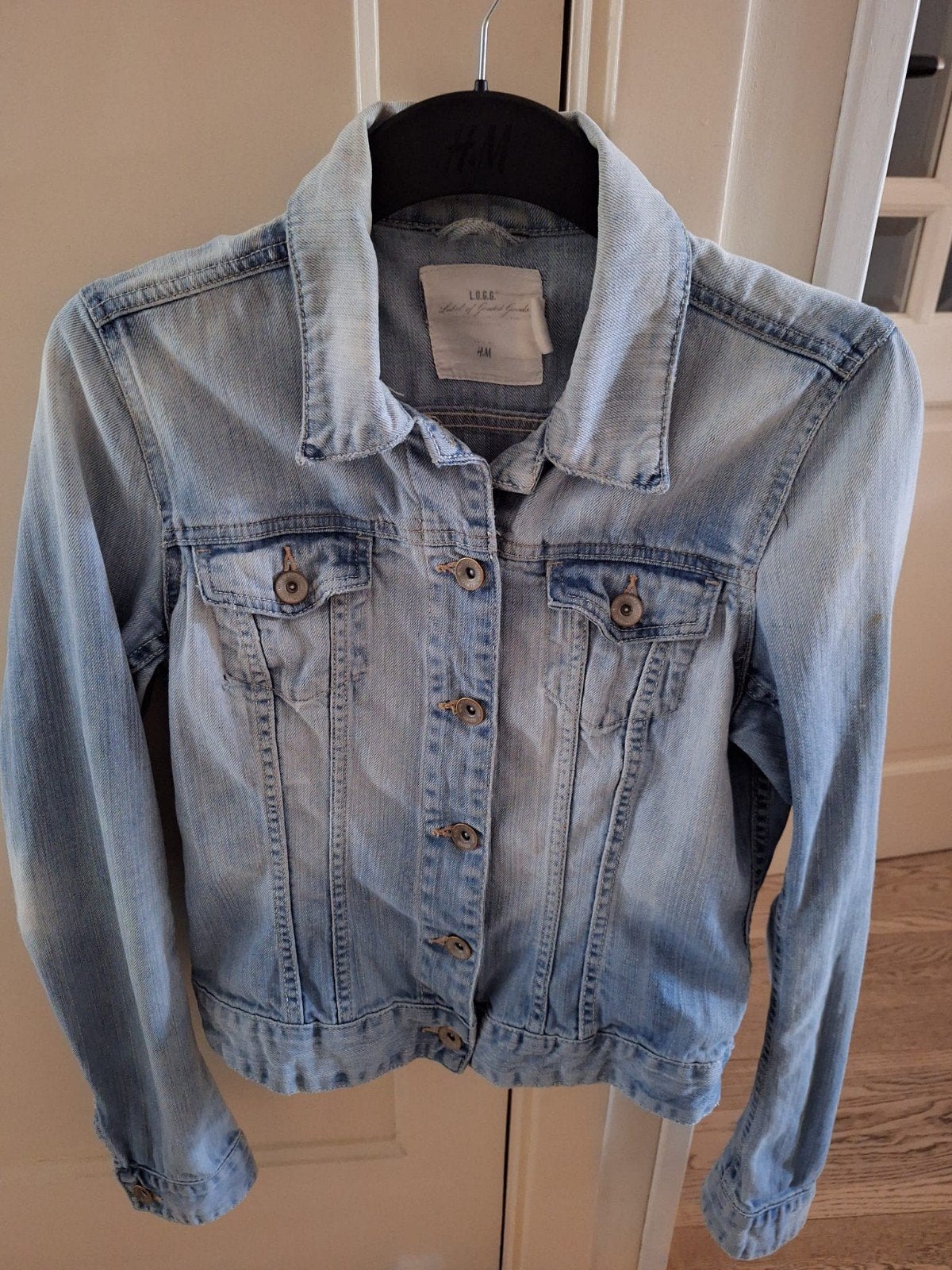 Spijkerjas maat S/36 H&M, H&M, Blauw, Ophalen of Verzenden, Zo goed als nieuw