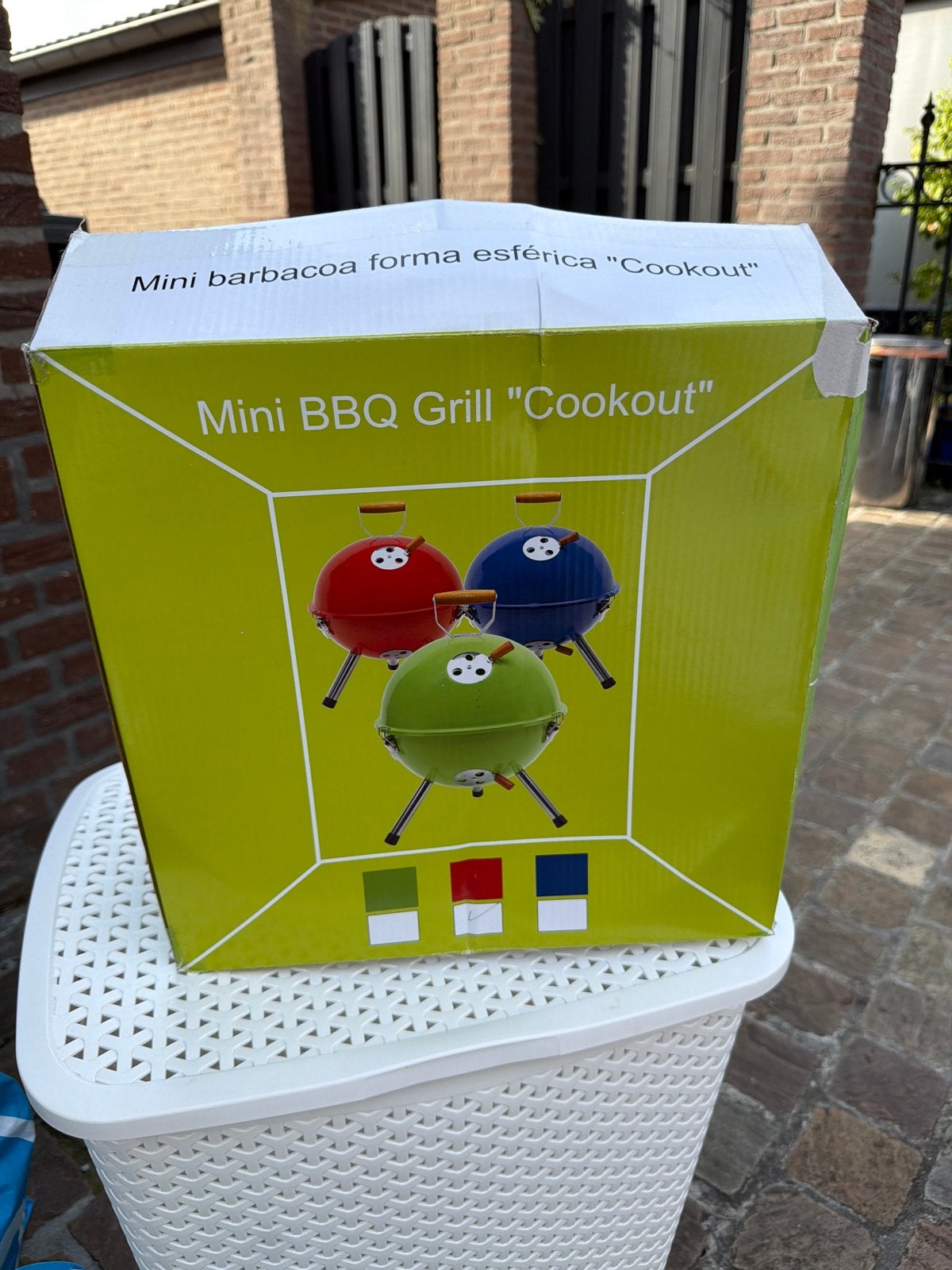 Mini BBQ Grill "Cookout" - Draagbare Barbecue, Ophalen, Nieuw