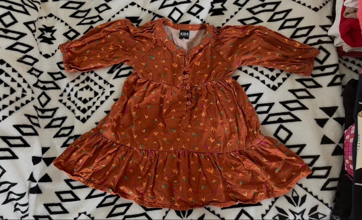 Baby jurkje maat 80 puur viscose, Ophalen of Verzenden, Zo goed als nieuw, Meisje, Jurkje of Rokje