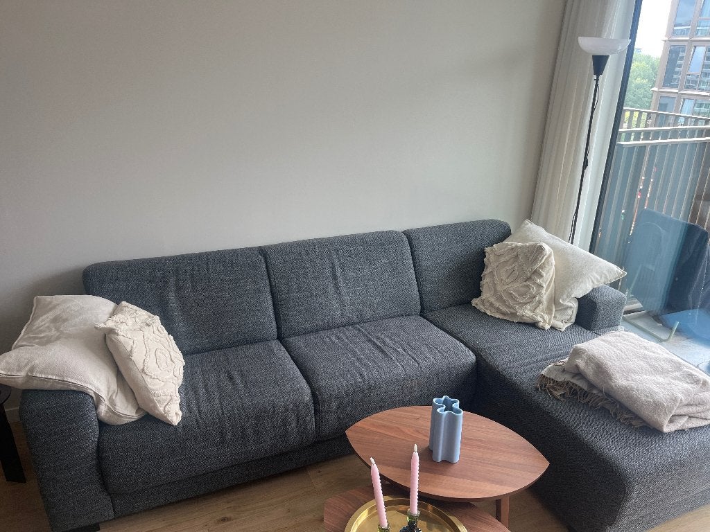 Hoekbank, Ophalen, Overige materialen, 250 tot 300 cm, Gebruikt