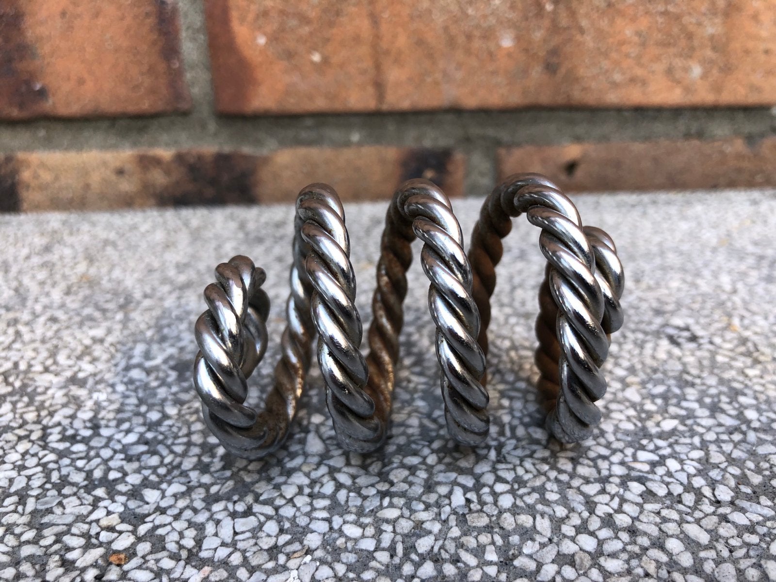Decoratieve metalen spiraal - Uniek kunstobject, Ophalen of Verzenden