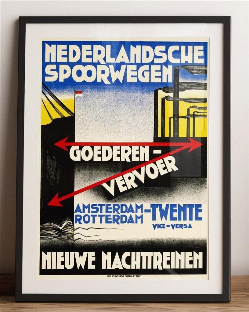 de NEDERLANDSE SPOORWEGEN NS Affiche Poster#2, Verzenden, Nieuw, Trein, Overige typen