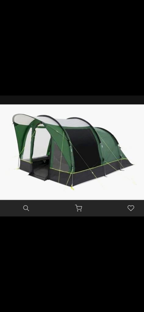 Tent, Caravans en Kamperen, Ophalen, Zo goed als nieuw, Tot en met 4