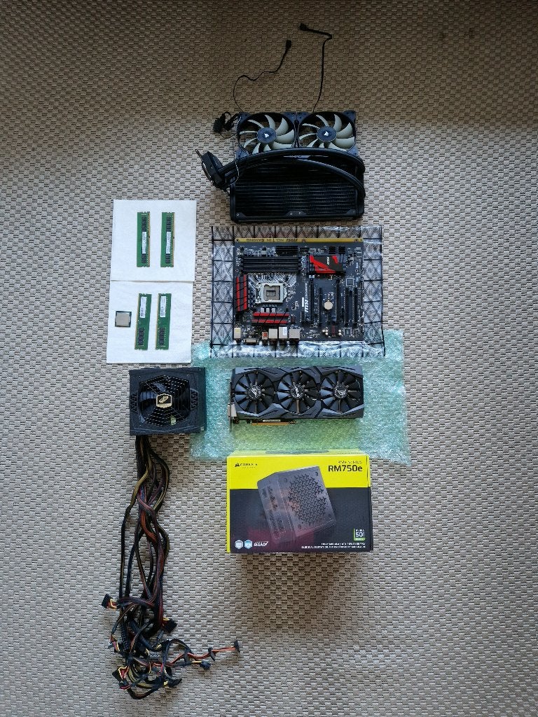 PC Hardware Bundel – i7-6700K, GTX 1080, 48GB RAM