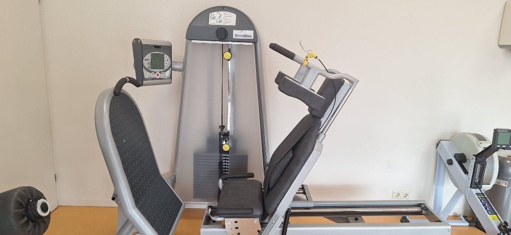 Professionele Biometrics/Proxomed Leg press, Sport en Fitness, Ophalen, Gebruikt, Benen, Overige typen
