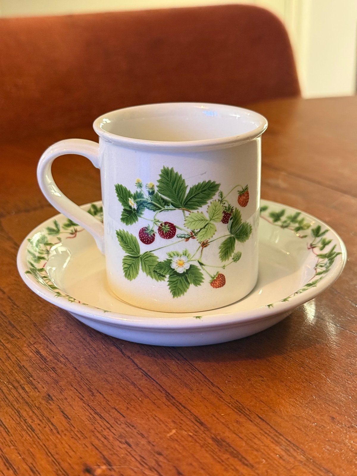Portmeirion Summer Strawberries Kop en Schotel, Ophalen