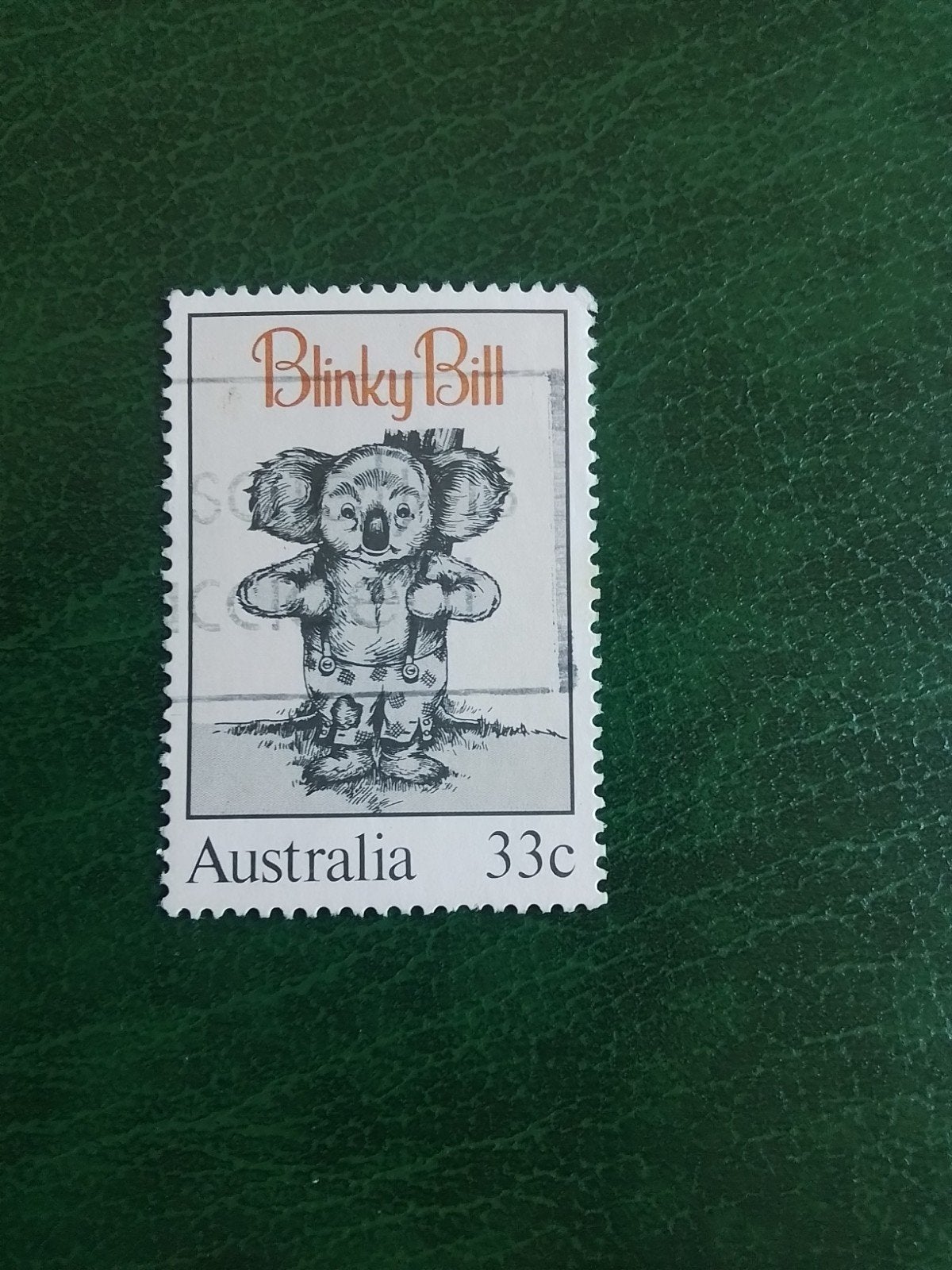 Australië gestempeld beertje, Ophalen of Verzenden, Gestempeld
