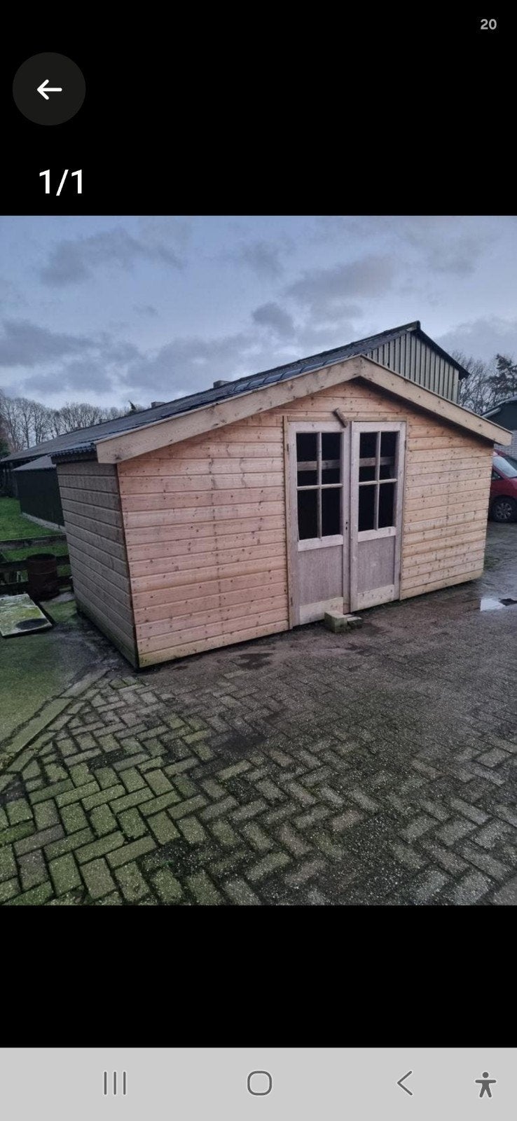 Tuinschuur, Ophalen, Hout