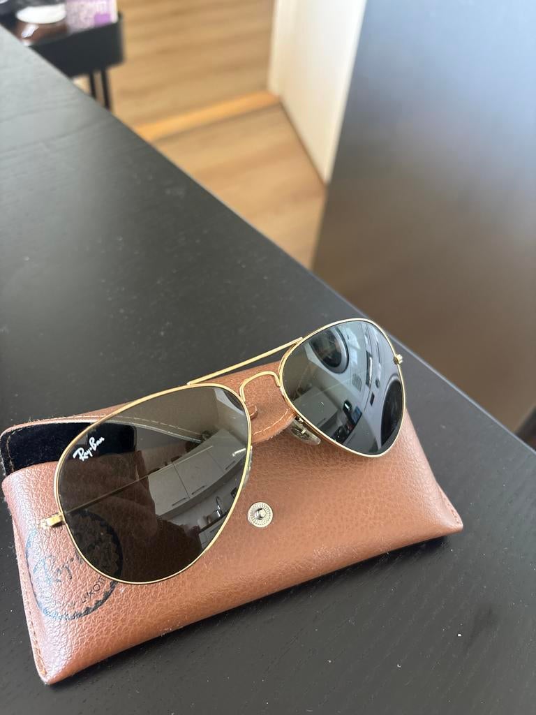 Ray-Ban Aviator Large Metal RB3025 - Zo goed als nieuw, Ophalen, Zonnebril, Overige kleuren, Zo goed als nieuw