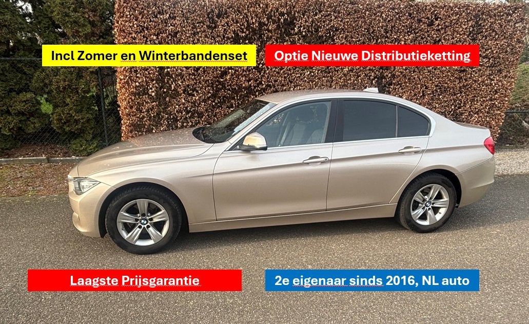 BMW 3-Serie 320 AUT f30 extra wielen+goedkoopste‼️, Auto's, BMW, Achterwielaandrijving, 4 cilinders, Origineel Nederlands, 75 €/maand